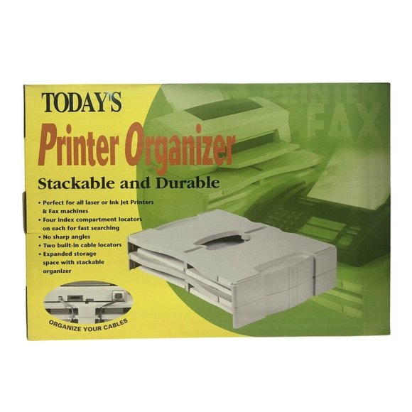 Vintage Today’s Printer Organizer New In Box